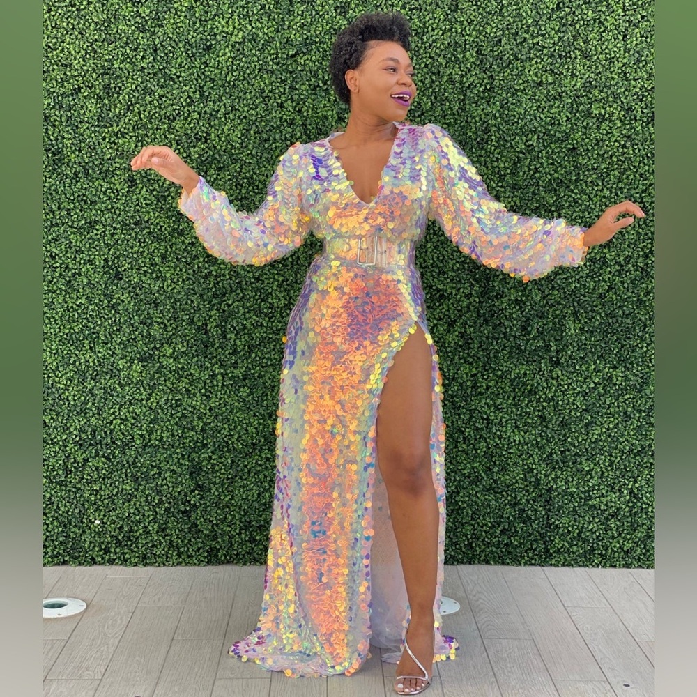 Long Sequin Dress
